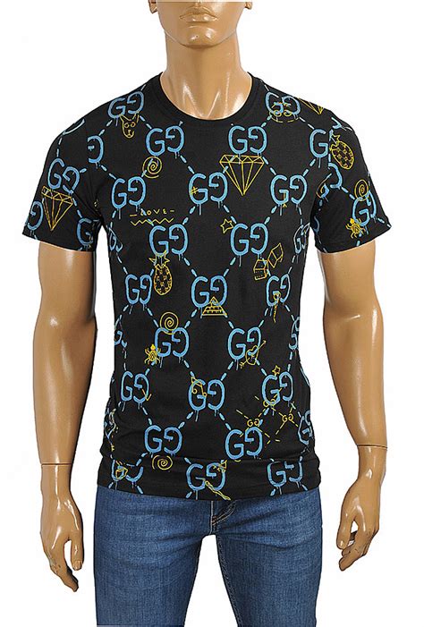 navy blue gucci t shirt|navy blue gucci shirt.